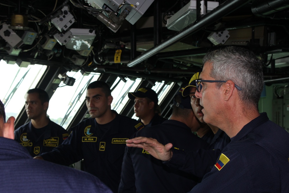 USS Milwaukee (LCS 5) visits Cartagena, Colombia