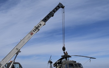 HH-60 brought in to teach valuable lessons to mishap investigators!