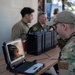 Commander visits EOD for demonstration