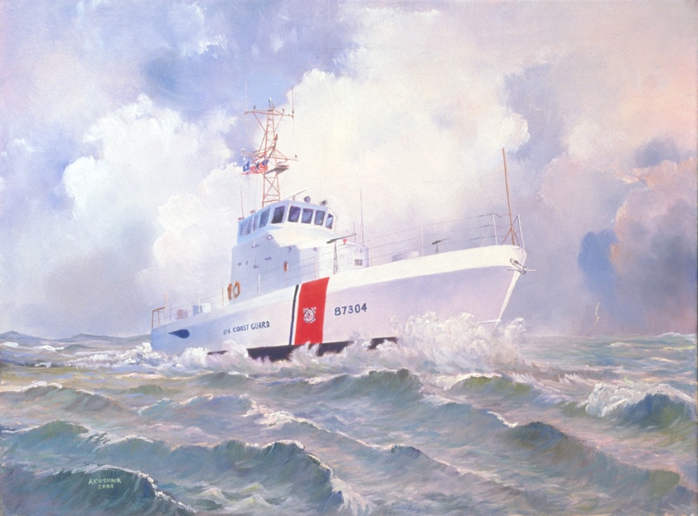 US Coast Guard Art Program 2003 Collection, Ob ID # 200326, &quot;USCGC Marlin,&quot; Andrei Kushnir (26 of 36)