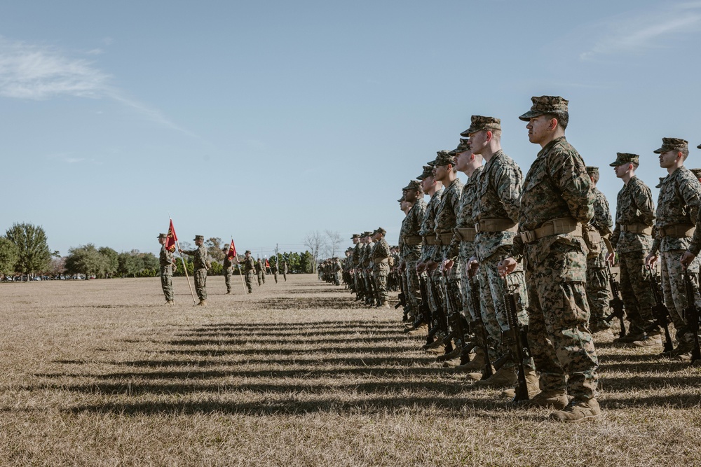 3rd Battalion, 2d Marine Regiment Change of Command