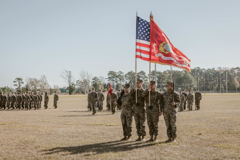 3rd Battalion, 2d Marine Regiment Change of Command