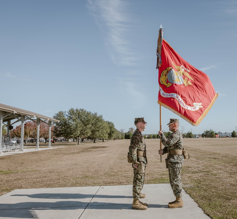 3rd Battalion, 2d Marine Regiment Change of Command