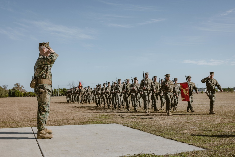 3rd Battalion, 2d Marine Regiment Change of Command