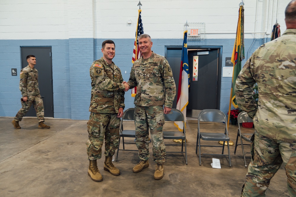 New Commander for Wilmington Based NC Guard Infantry Battalion