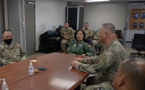 624 CES discusses mission with Brig. Gen. Sarah Russ