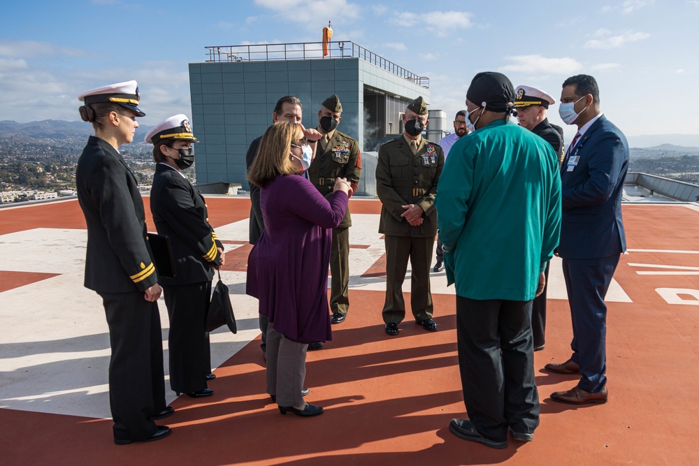 Brig. Gen. Frietze Visits Palomar Medical Center