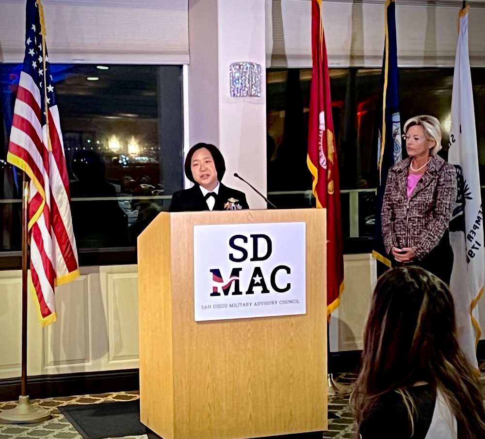 Navy Psychologist Honored at SDMAC Annual Awards Dinner