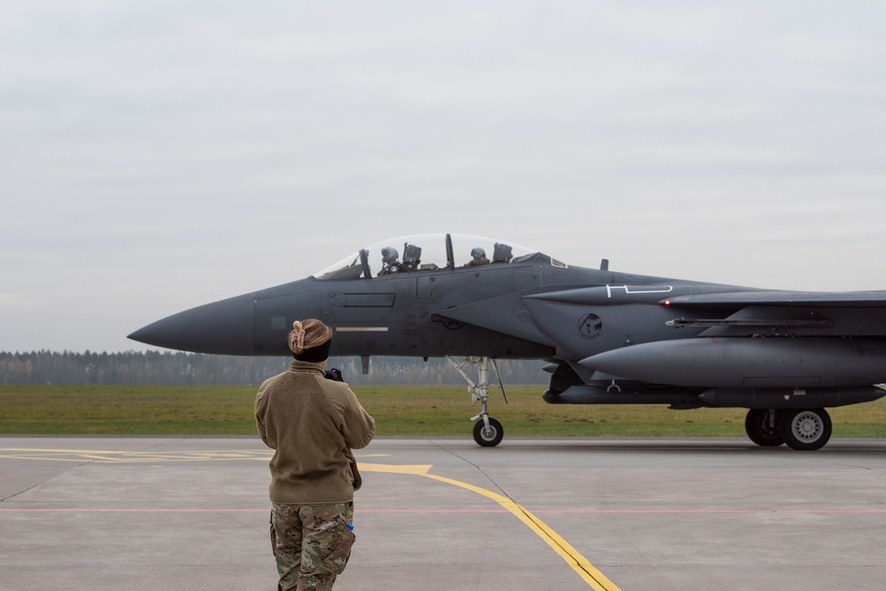 F-15 Strike Eagle Arrivals