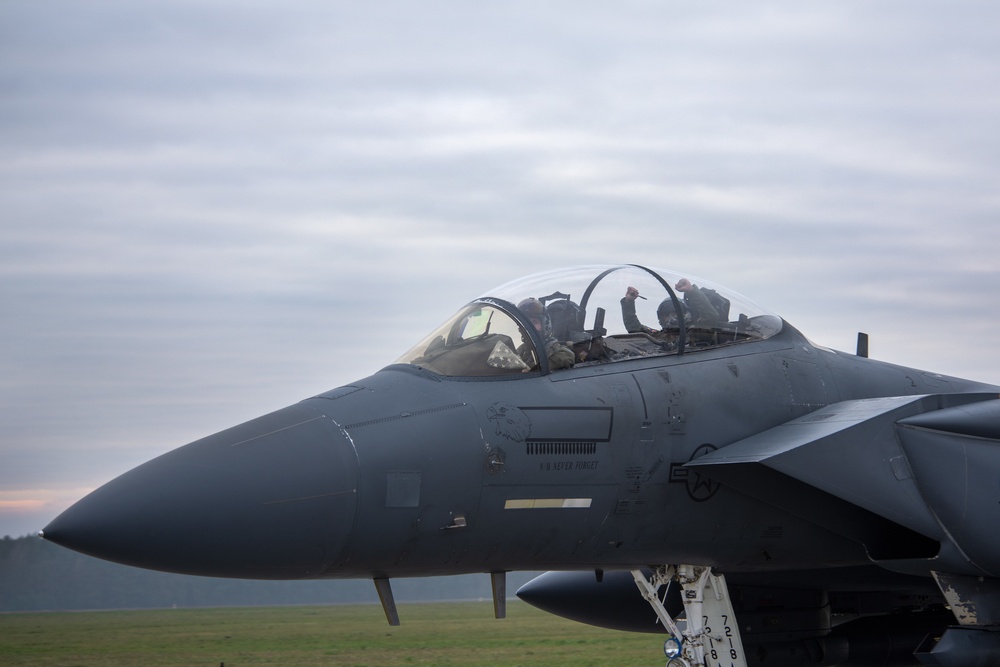 F-15 Strike Eagle Arrivals