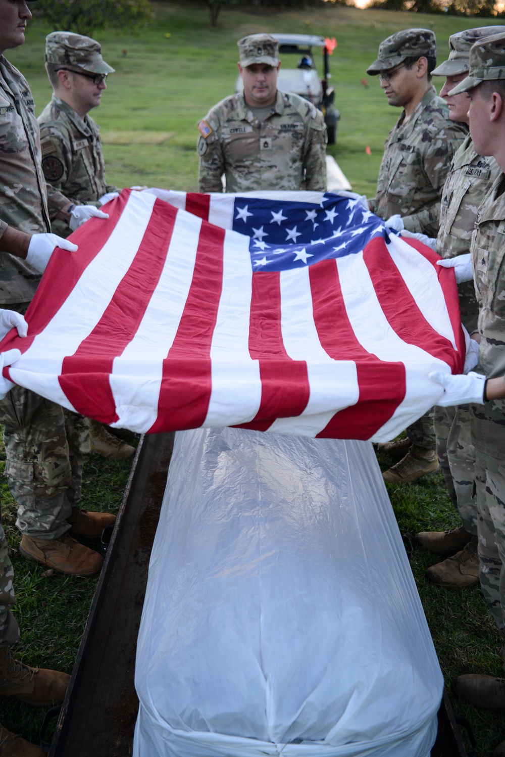 Korean War, WWII Disinterment Ceremony