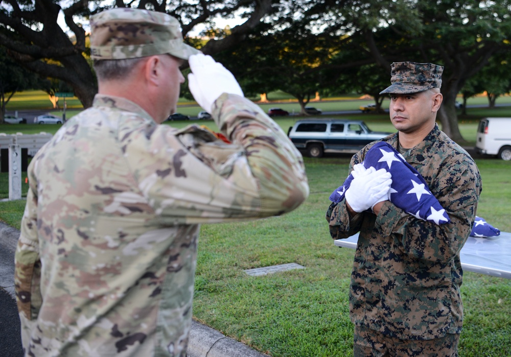 Korean War, WWII Disinterment Ceremony