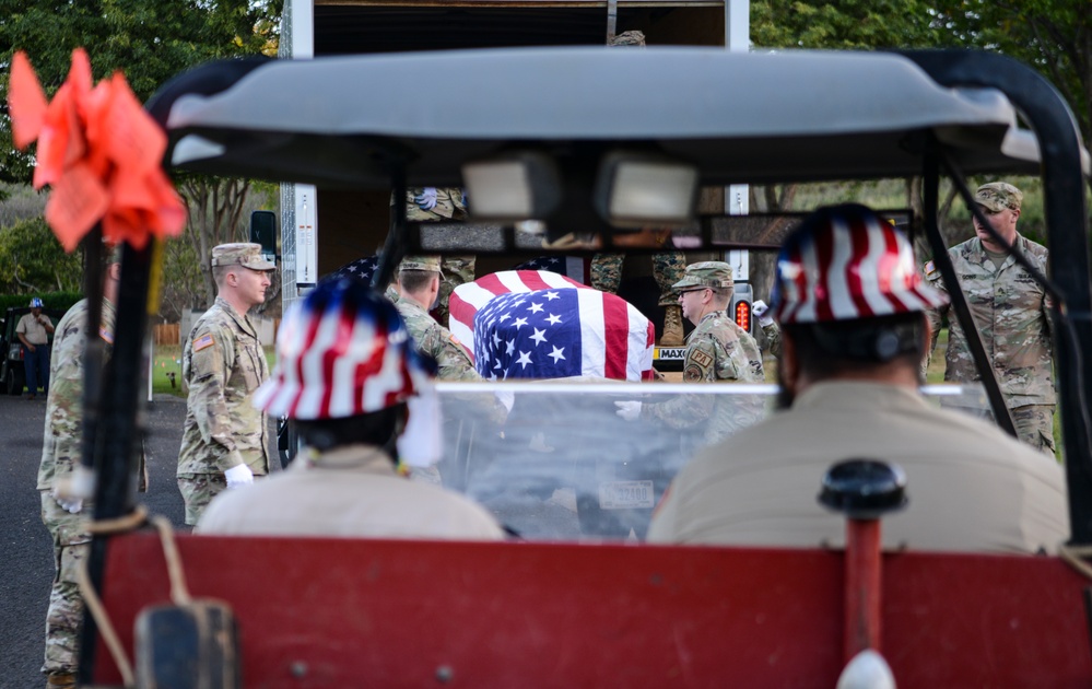 Korean War, WWII Disinterment Ceremony