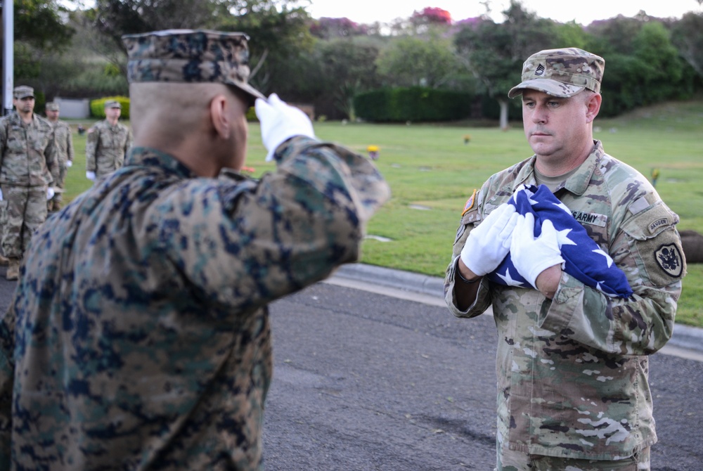 Korean War, WWII Disinterment Ceremony