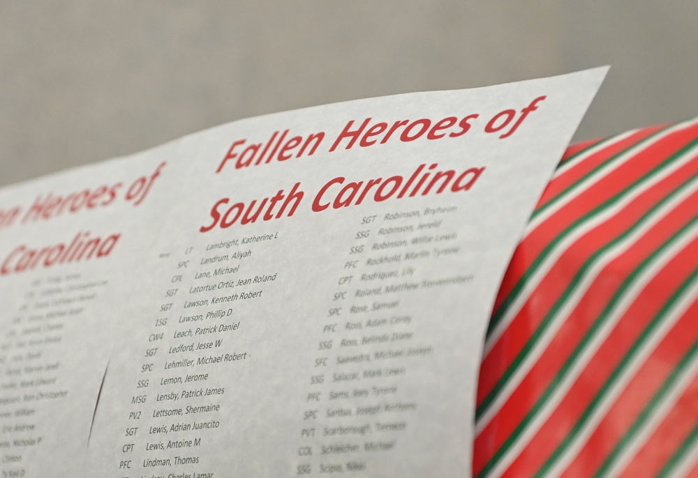 Tree lighting in memory of South Carolina’s Fallen