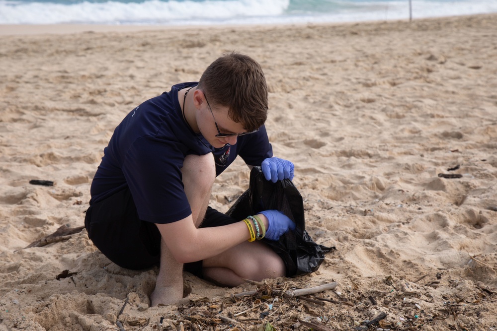 Young Marines Base Wide Cleanup