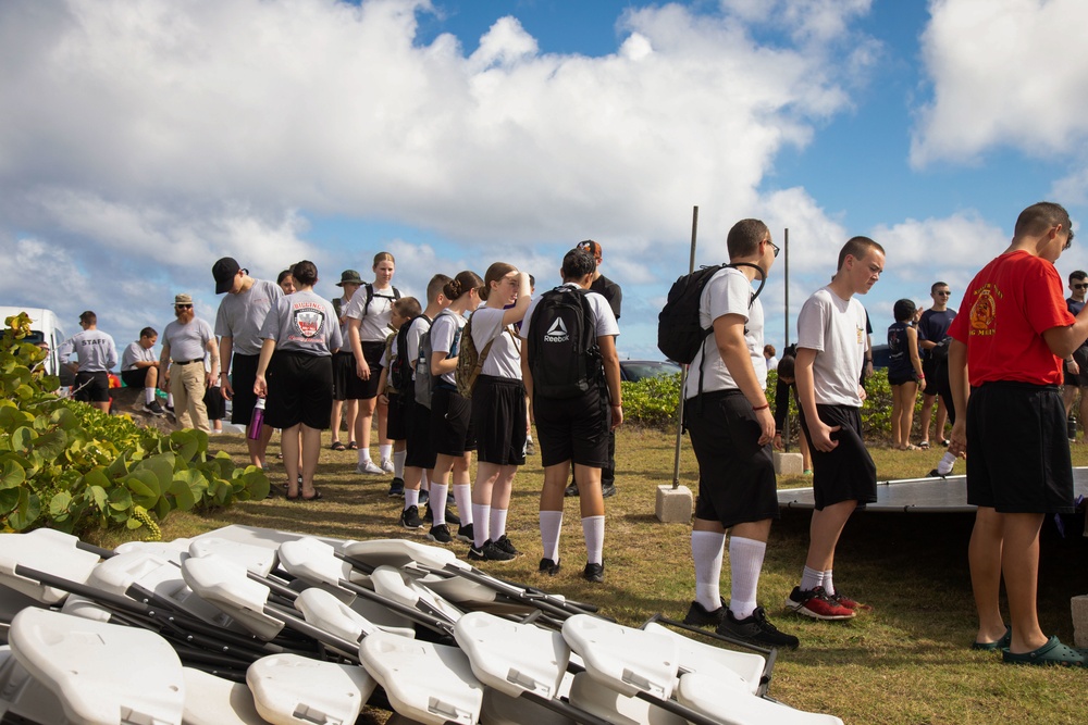 Young Marines Base Wide Cleanup