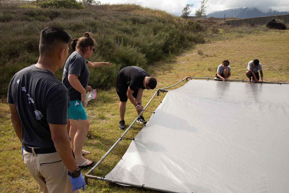 Young Marines Base Wide Cleanup