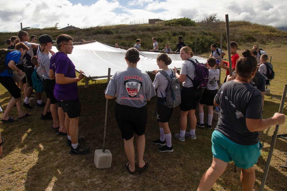 Young Marines Base Wide Cleanup