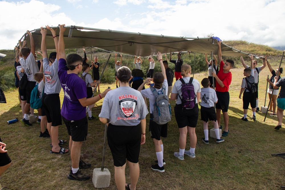 Young Marines Base Wide Cleanup