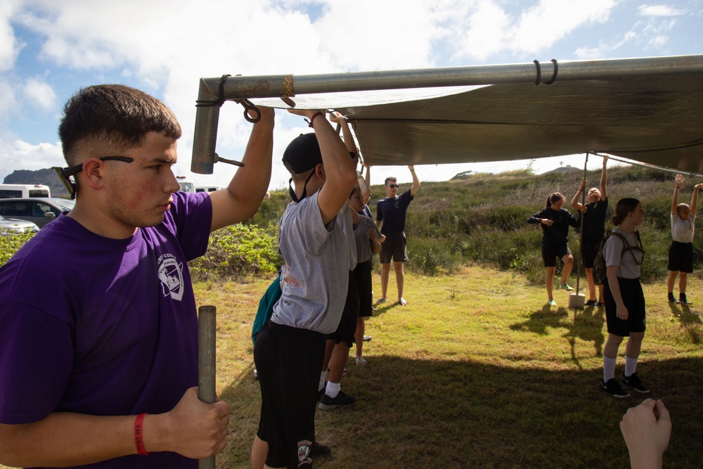 Young Marines Base Wide Cleanup