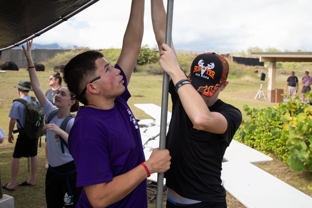 Young Marines Base Wide Cleanup