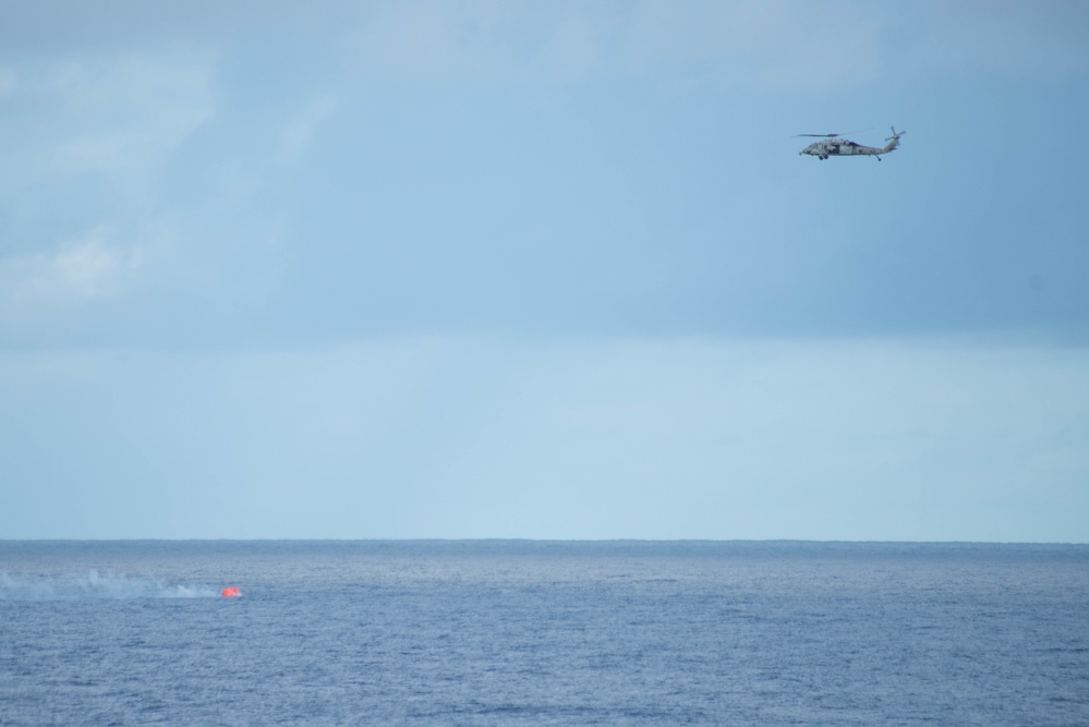 USS Ronald Reagan (CVN 76) conducts live-fire exercise