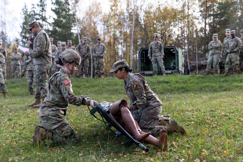 Task Force Orion Medevac Rehearsal at Grafenwoehr