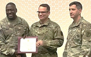 Seery recognized by U.S. Army Surgeon General for Military Leadership and Academic Excellence