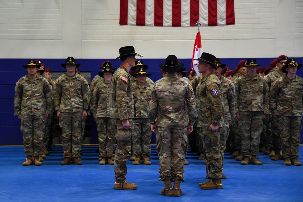 Bulldog Troop, 1-91 Cav Change of Command