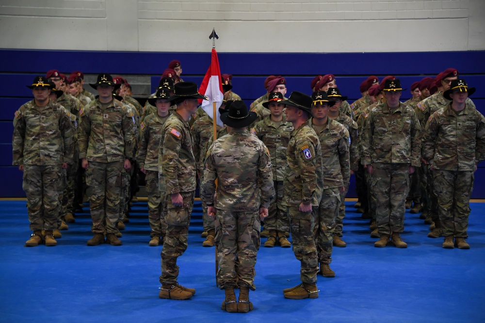 Bulldog Troop, 1-91 Cav Change of Command