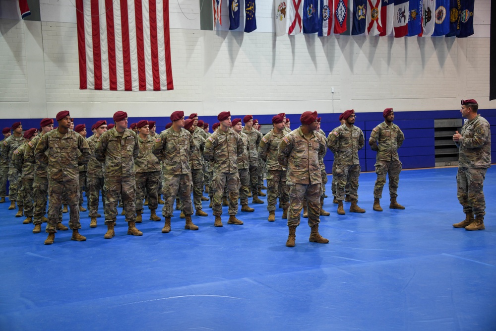 Sky Soldiers conduct Patching Ceremony