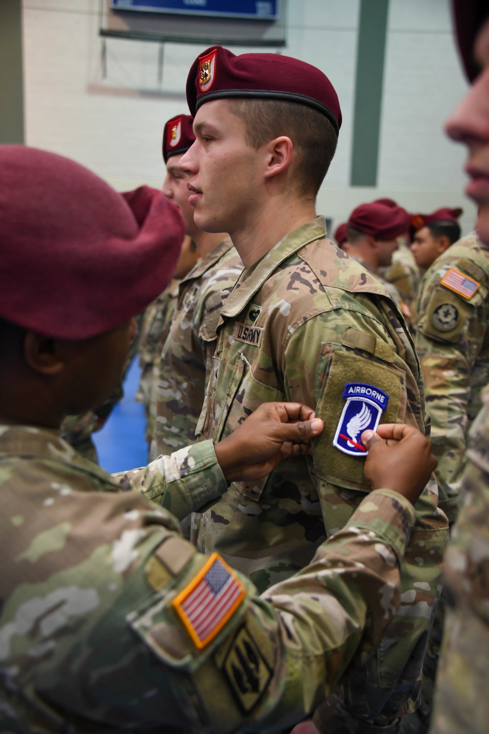 Sky Soldiers conduct Patching Ceremony
