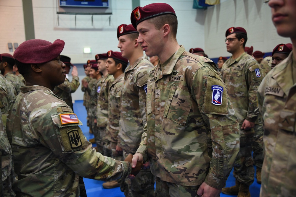 Sky Soldiers conduct Patching Ceremony