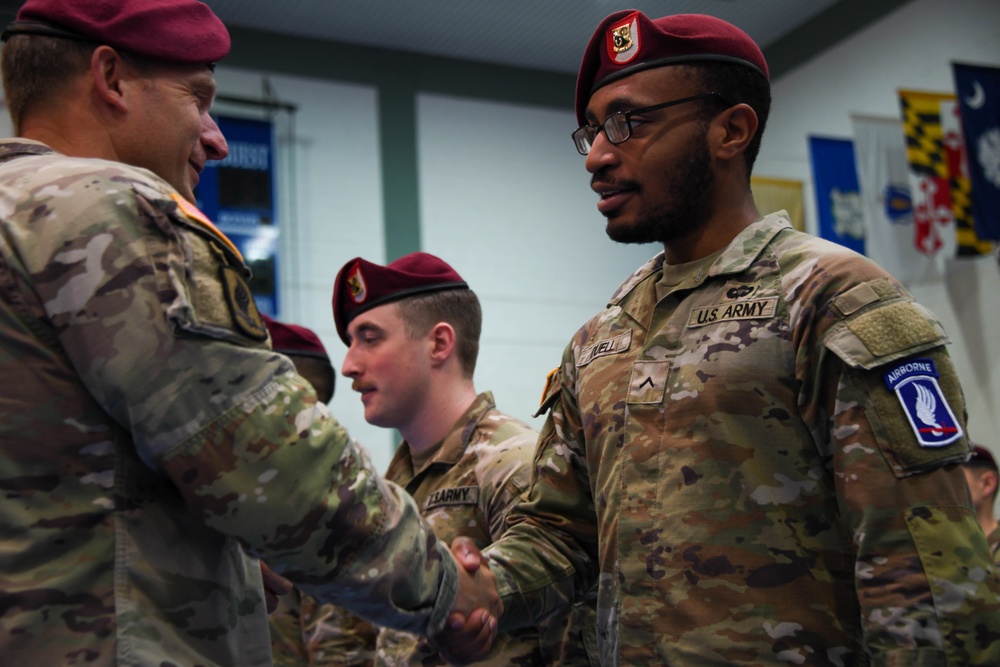 Sky Soldiers conduct Patching Ceremony