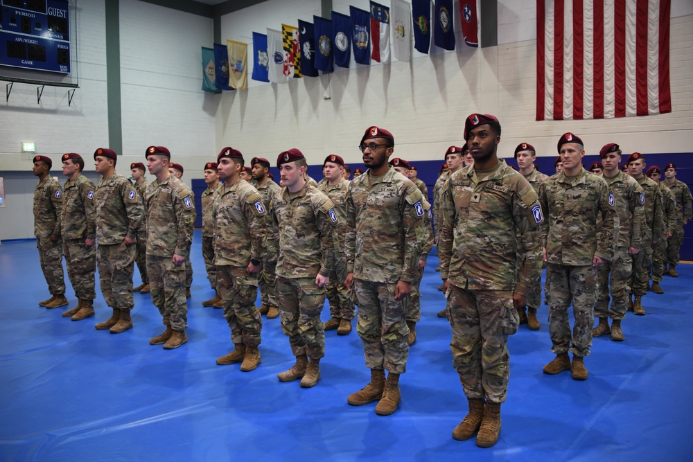 Sky Soldiers conduct Patching Ceremony
