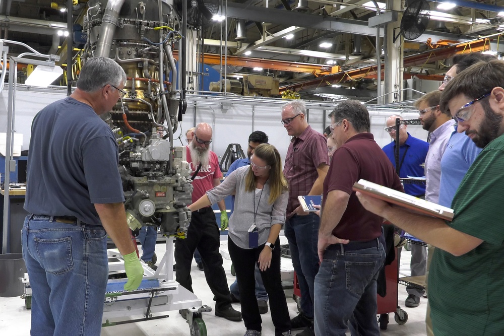 FRCE conducts test run of CH-53K engine disassembly