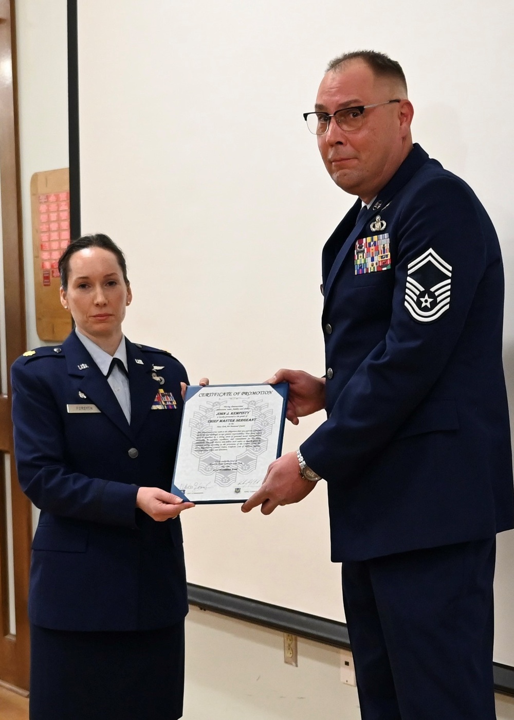 CMSgt John Kempisty Promoted