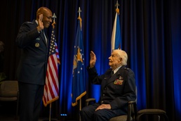 CSAF promotes retired WWII triple ace fighter pilot to brigadier general