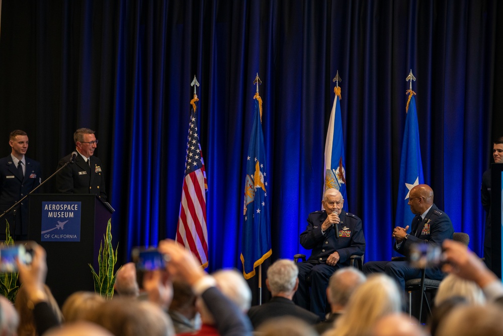 CSAF promotes retired WWII triple ace fighter pilot to brigadier general