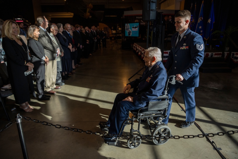 CSAF promotes retired WWII triple ace fighter pilot to brigadier general