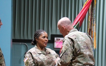 Brig. Gen. Wallace Passes the Guidon