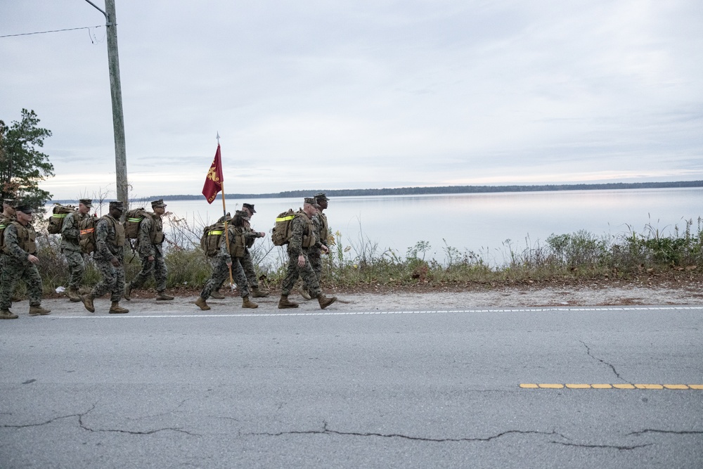 2nd Marine Logistics Group Marine Corps Combat Readiness Evaluation Hike