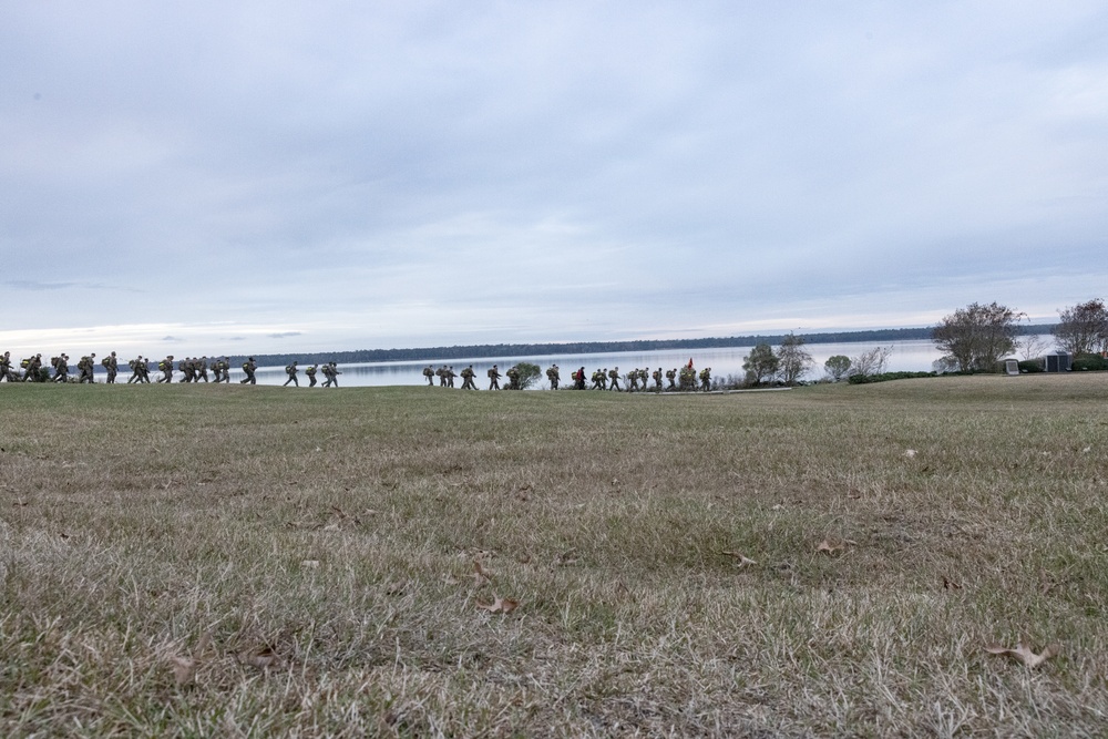 2nd Marine Logistics Group Marine Corps Combat Readiness Evaluation Hike