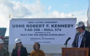 Keel Laid For Newest MSC Ship USNS Robert F. Kennedy