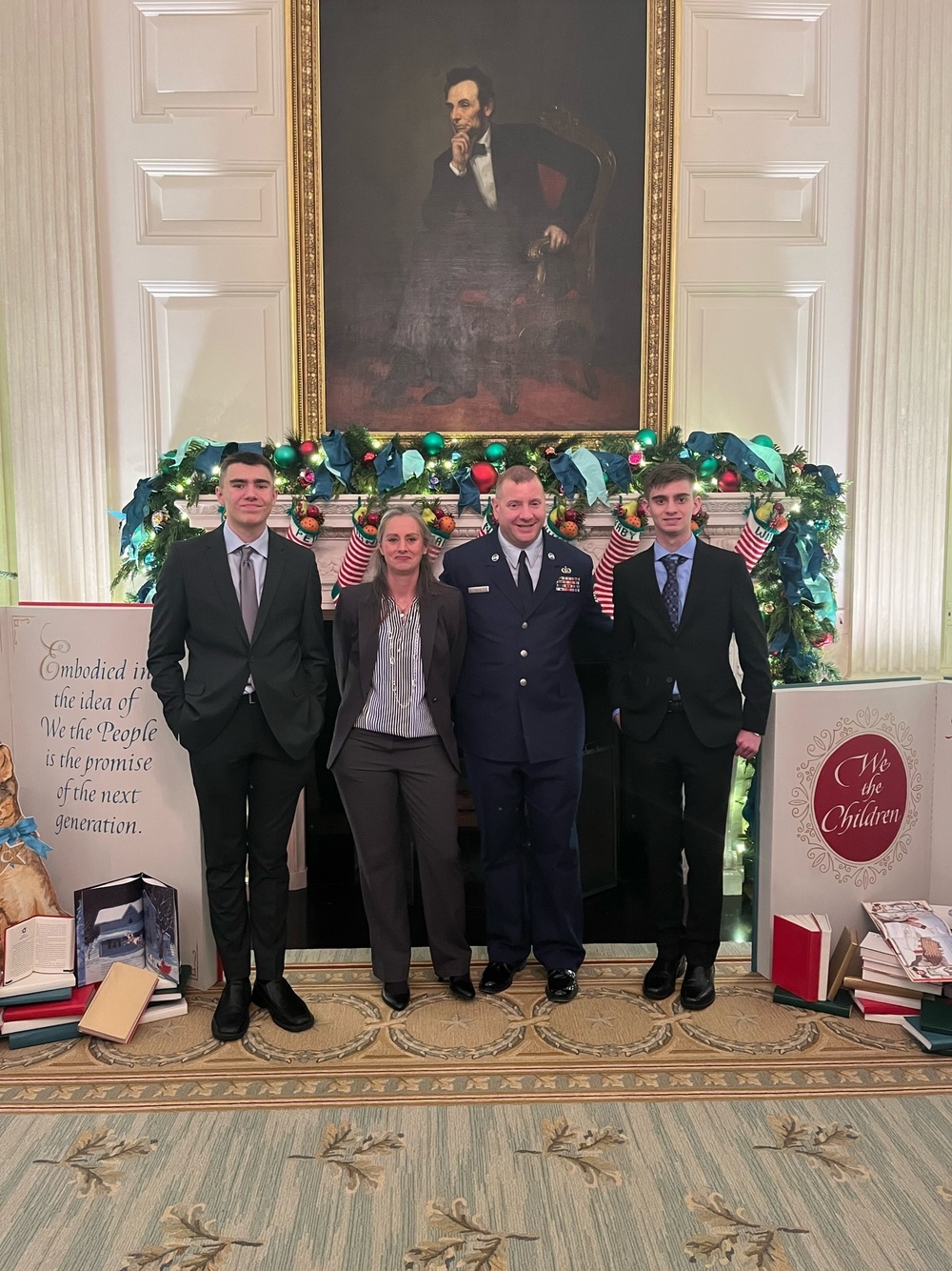 Nebraska National Guard family visits White House