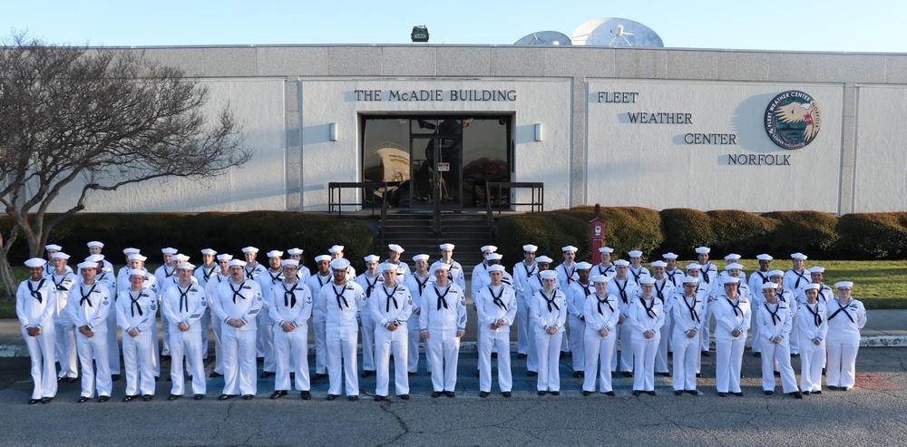 Fleet Weather Center Norfolk Holds Uniform Inspection