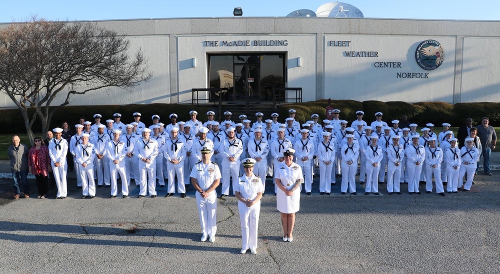 Fleet Weather Center Norfolk Holds Uniform Inspection