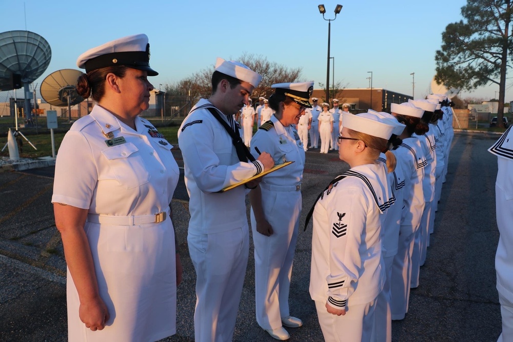 Fleet Weather Center Norfolk Holds Uniform Inspection