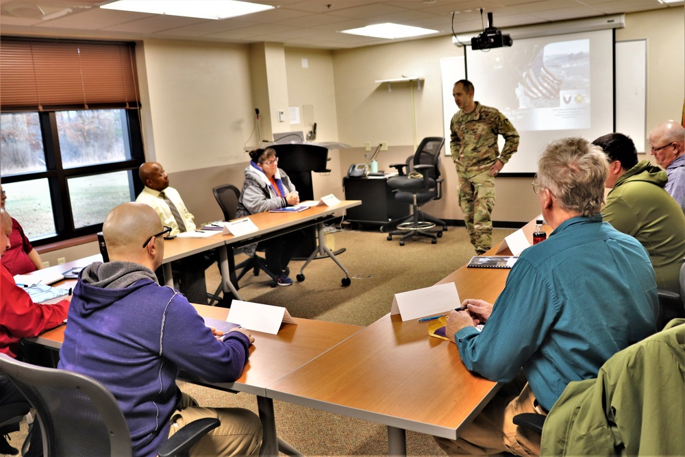 Garrison commander supports new team member onboarding process at Fort McCoy DHR